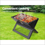 Grillz Notebook Portable Charcoal Bbq Grill - Home & Garden 