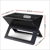 Grillz Notebook Portable Charcoal Bbq Grill - Home & Garden 
