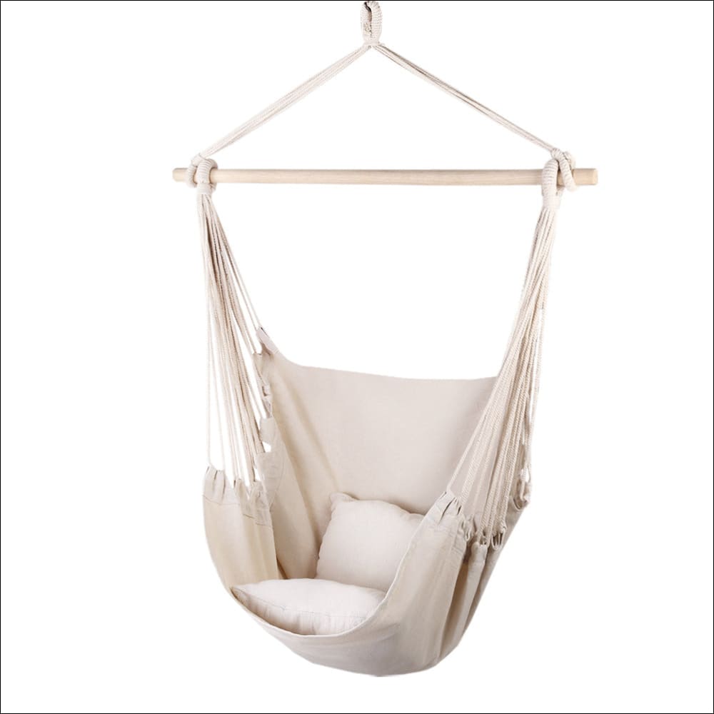 Hammock Swing Chair - Cream - Home & Garden > Hammocks