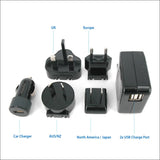Huntkey Travelmate Multi Plugs Usb Wall Charger Adapter 4.2 