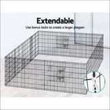 I.pet 2x36 8 Panel Pet Dog Playpen Puppy Exercise Cage 