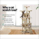 I.pet Cat Tree 180cm Trees Scratching Post Scratcher Tower 