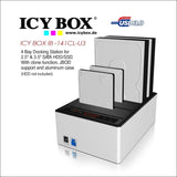 Icy Box 4 Bay Jbod Docking and Cloning Station with Usb 3.0 