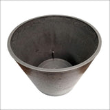 Imitation Stone Grey Pot 40cm - Home & Garden > Artificial 