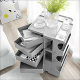 Artissin Bedside Table side Tables Nightstand Organizer 