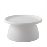 In Coffee Table Mushroom Nordic Round Large side Table 70cm White