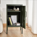 Artissin Mini Metal Locker Storage Shelf Organizer Cabinet 