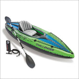 Intex Sports Challenger K1 Inflatable Kayak 1 Seat Floating 