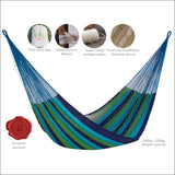 Jumbo Size Outoor Cotton Mayan Legacy Mexican Hammock in 