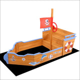 Keezi Boat Sand Pit - Baby & Kids > Toys