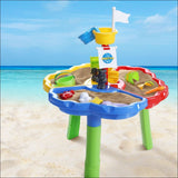 Keezi Kids Beach Sand and Water Sandpit Outdoor Table 