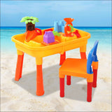 Keezi Kids Table & Chair Sandpit Set - Baby & Kids > Toys