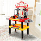Keezi Kids Workbench Play Set - Red - Baby & Kids > Toys