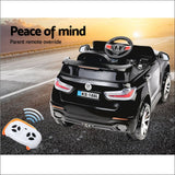 Kids Ride on Car Bmw X5 Inspired Electric 12v Black - Baby &
