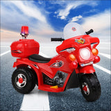 Rigo Kids Ride on Motorbike Motorcycle Car Red - Baby & Kids