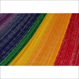 King Mayan Legacy Cotton Mexican Hammock in Rainbow Colour -