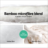 King Size 700gsm Bamboo Microfibre Quilt - Home & Garden > 