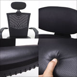 Korean Black Office Chair Ergonomic Chill - Furniture > 