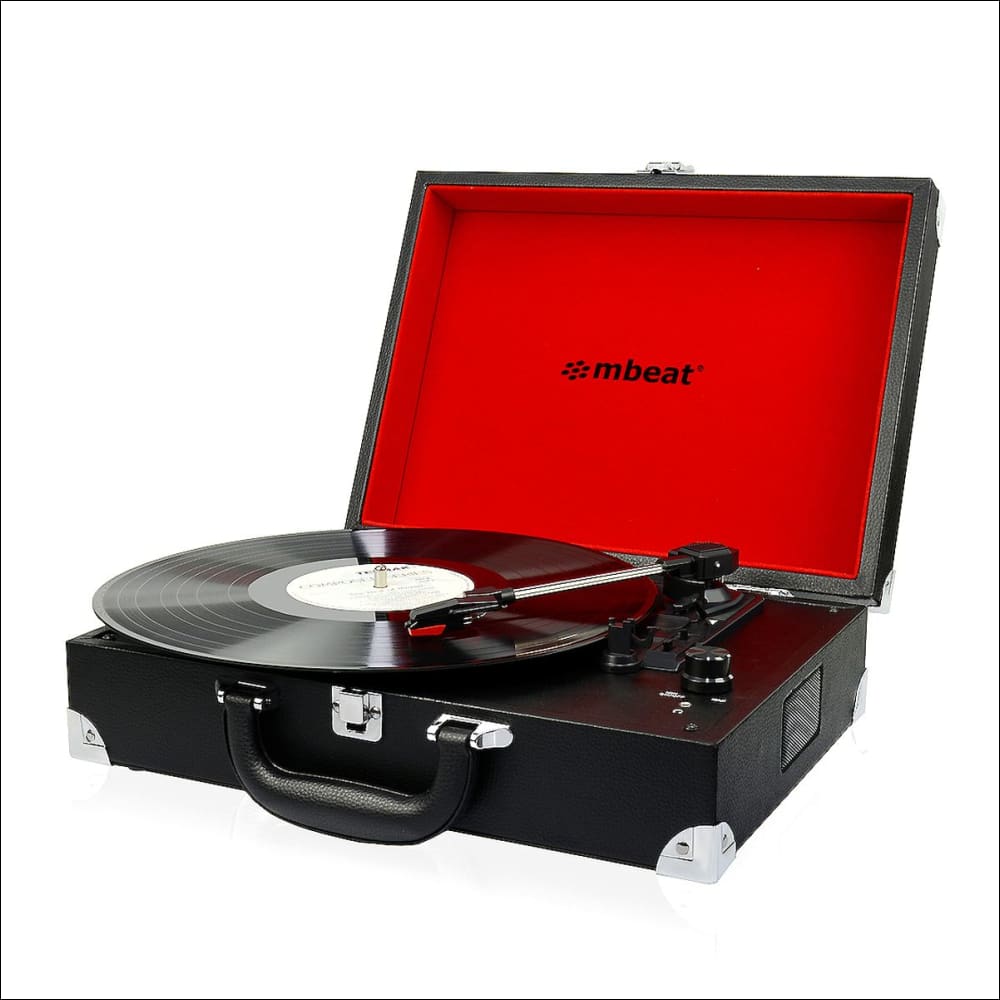 Mbeat Retro Briefcase-styled Usb Turntable - Audio & Video >