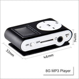 Mini Clip 16g Mp3 Music Player with Usb Cable & Earphone 