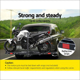 Giantz Motorcycle Motorbike Carrier Rack 2 Towbar Arm Rack 