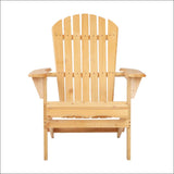 Gardeon Outdoor Chairs Furniture Beach Chair Lounge Wooden 