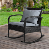 Gardeon Outdoor Furniture Rocking Chair Wicker Garden Patio 