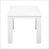 Gardeon Outdoor side Beach Table - White - Furniture > 