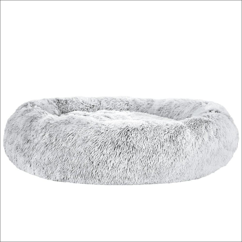 Pet Bed Dog Cat Calming Bed Extra Large 110cm Charcoal 