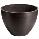 Polished Black Planter Bowl 30cm - Home & Garden > 