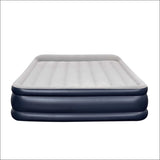 Queen Air Bed Inflatable Mattress Sleeping Mat Battery 