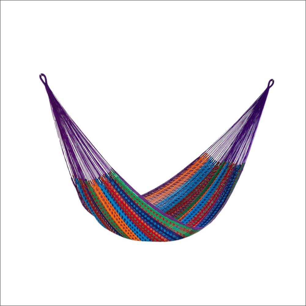 Queen Size Outoor Cotton Mayan Legacy Mexican Hammock in 