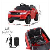 Rigo Kids Ride On Car 12v Electric Toys Cars Battery Remote 