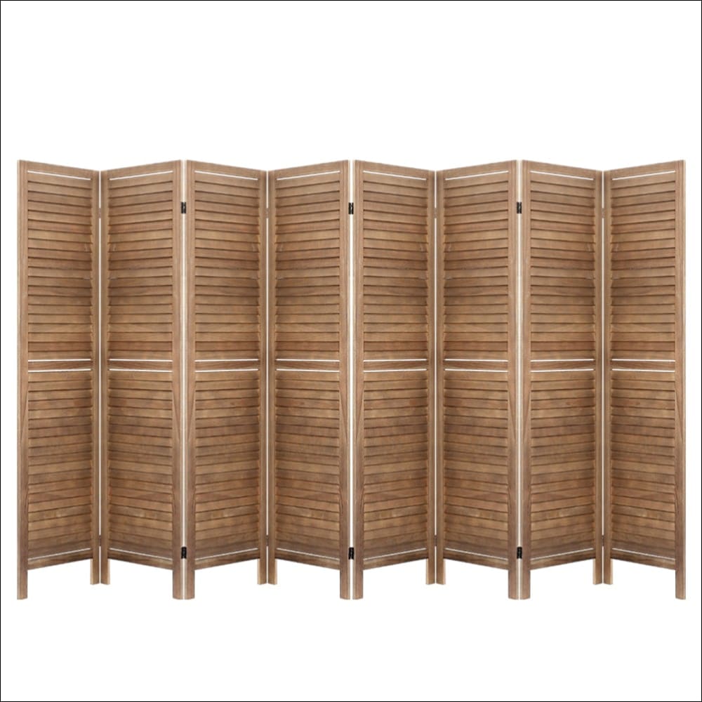 Artiss Room Divider Screen 8 Panel Privacy Wood Dividers 