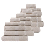 Royal Comfort 20 Piece Cotton Bamboo Towel Bundle Set 450gsm