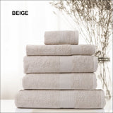 Royal Comfort 5 Piece Cotton Bamboo Towel Set 450gsm 