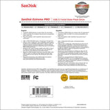 Sandisk 256gb Extreme Pro Usb 3.2 Solid State Flash Drive 