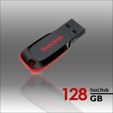 Sandisk Cruzer Blade Cz50 128gb Usb Flash Drive - 