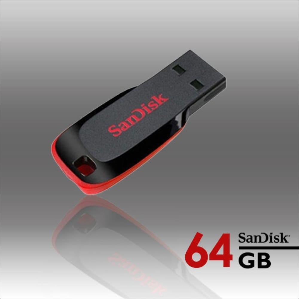 Sandisk Cruzer Blade Cz50 64gb Usb Flash Drive - Electronics