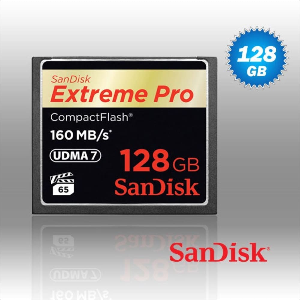 Sandisk Extreme Pro Cfxp 128gb Compactflash 160mb/s 