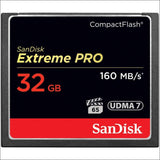 Sandisk Extreme Pro Cfxp 32gb Compactflash 160mb/s 