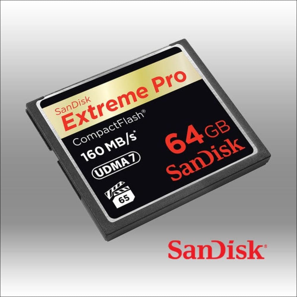 Sandisk Extreme Pro Cfxp 64gb Compactflash 160mb/s 