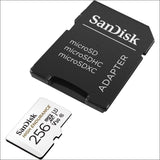 Sandisk High Endurance Microsdhc Card Sqqnr 256g Uhs-i C10 