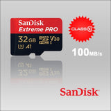 Sandisk Sdsqxcg-032g-gn6ma 32gb Micro Sdhc Extreme Pro 4k A1
