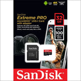 Sandisk Sdsqxcg-032g-gn6ma 32gb Micro Sdhc Extreme Pro 4k A1