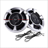 Set of 2 6.5inch Led Light Car Speakers - Auto Accessories >