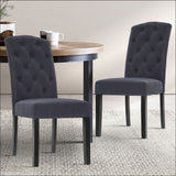 Artiss Set of 2 Dining Chairs French Provincial Kitchen Cafe