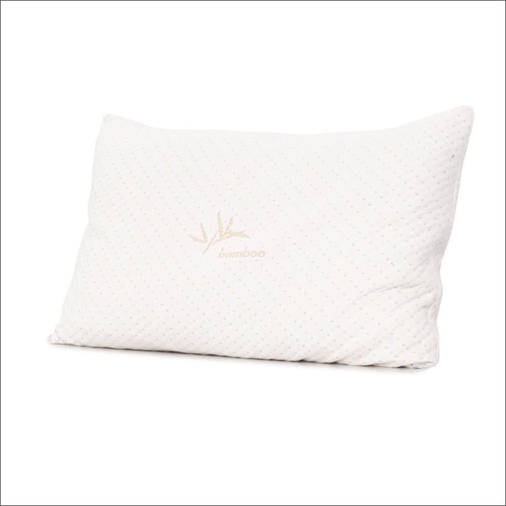 Giselle Bedding Set of 2 Single Bamboo Memory Foam Pillow - 