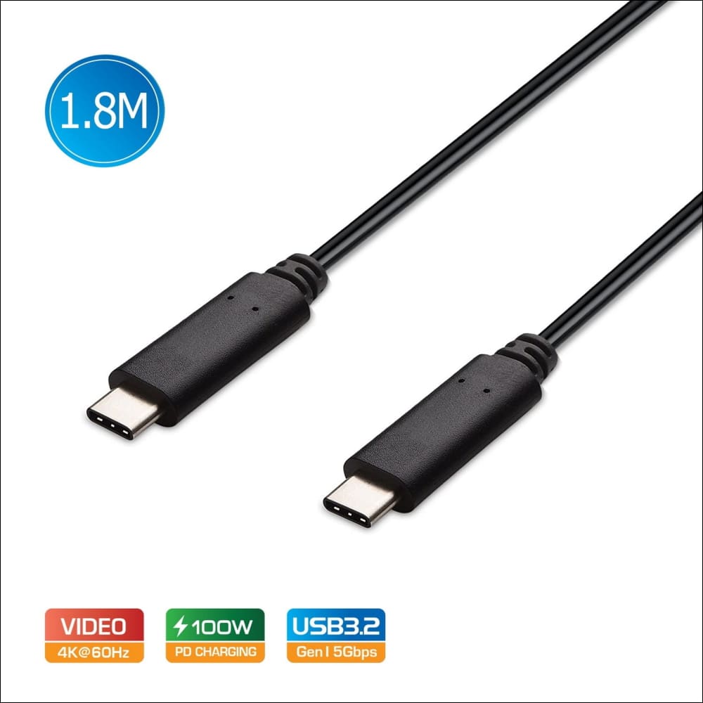 Simplecom Ca519 Usb-c to Usb-c Cable Usb 3.2 Gen1 5a 100w Pd
