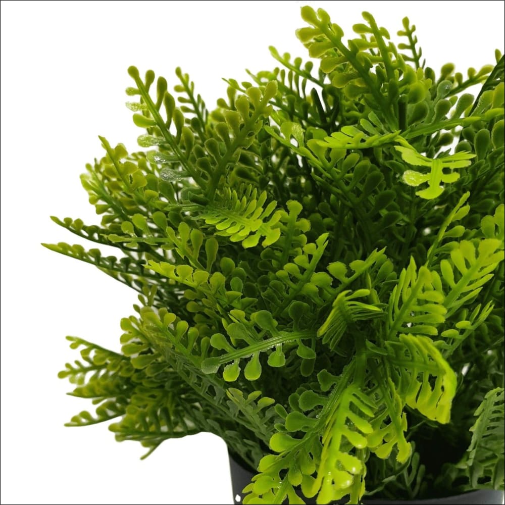 Small Potted Artificial Mimosa Fern Uv Resistant 20cm - Home